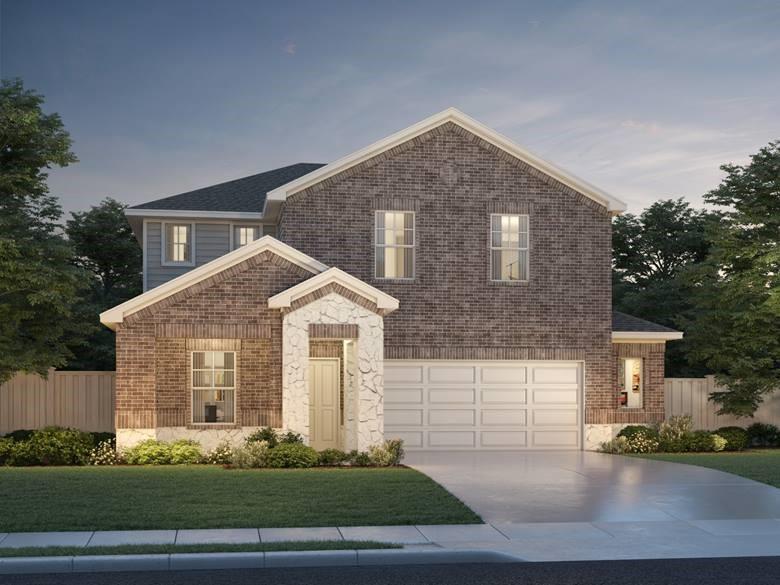 View 112 Bosco Rd in Highlands North 112 Bosco Rd - front exterior - Luxury home in Highlands North, Hutto, TX