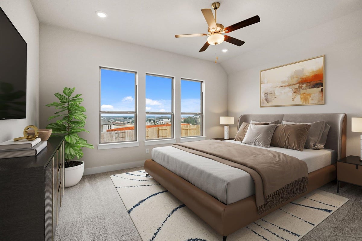 Primary bedroom at 112 Gibbs Dr - 4 bed 3 bath home