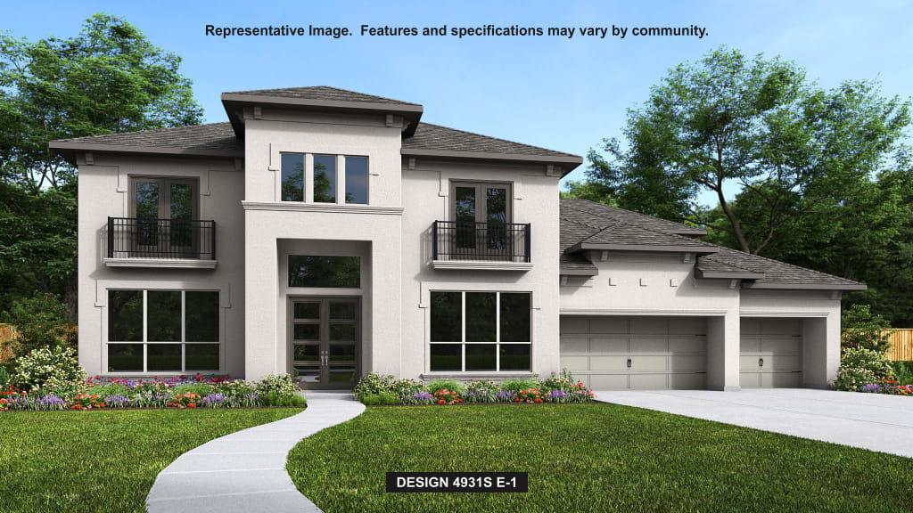 View 112 Great Hope CV in Parkside on the River West 112 Great Hope CV - front exterior - Luxury home in Parkside on the River West, Georgetown, TX