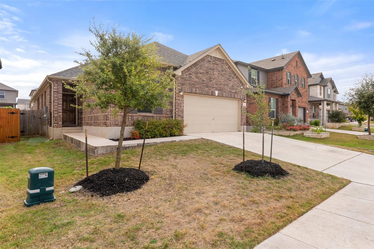 View 112 Kulmbacher DR in Willow Trace / Timmermann 112 Kulmbacher DR - front exterior - Luxury home in Willow Trace / Timmermann, Austin, TX