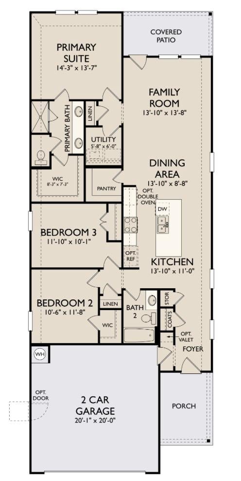 Kitchen at 112 Lions Tail Cv - 3 bed 2 bath home