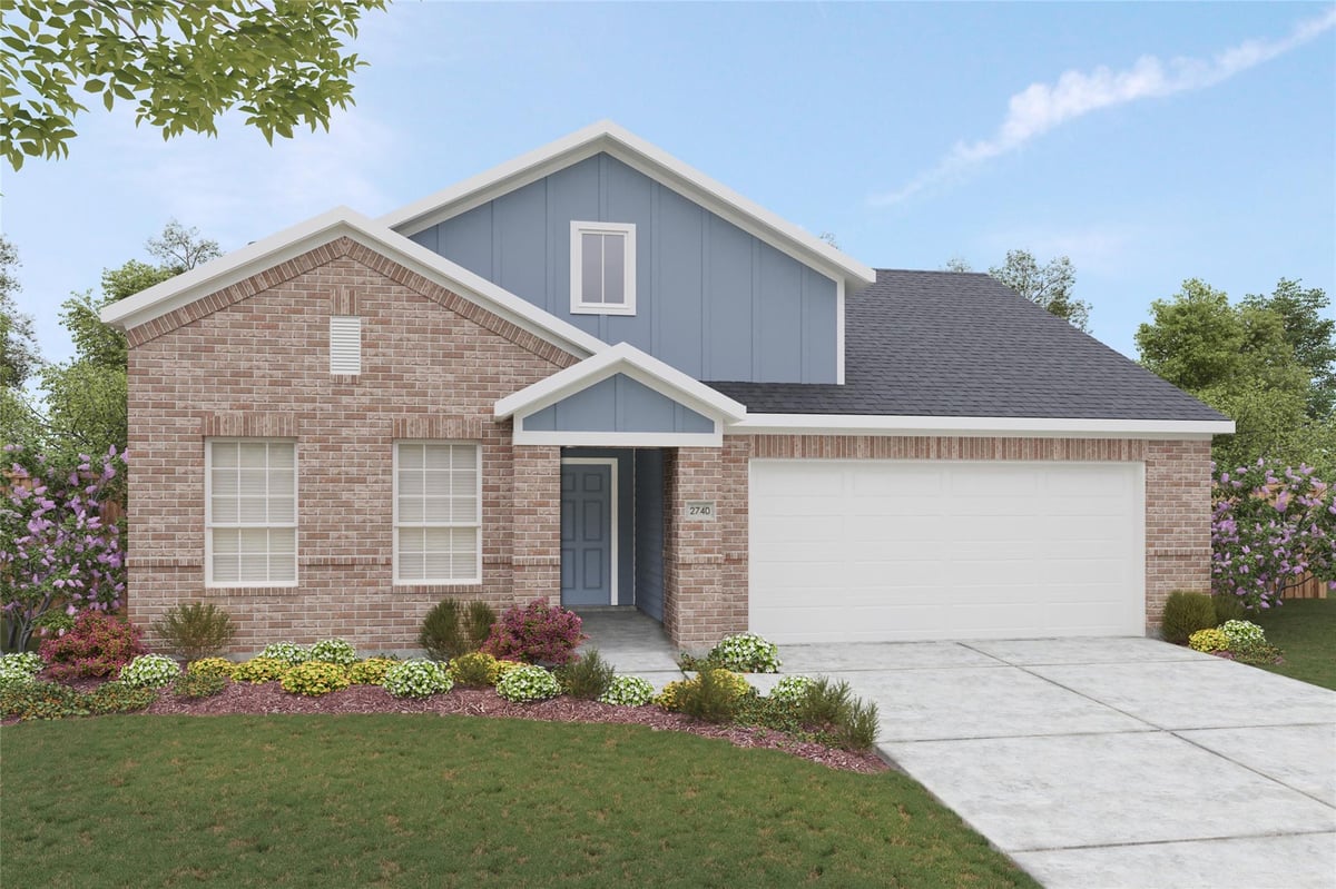 View 112 Quail Convey DR in Hunters Glen 112 Quail Convey DR - front exterior - Luxury home in Hunters Glen, Jarrell, TX