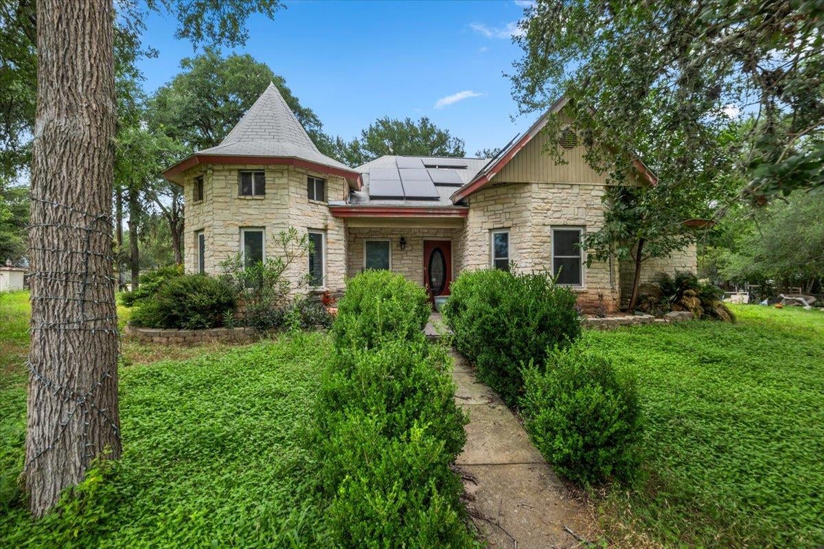 View 112 Rock Point DR in Stony Point 112 Rock Point DR - front exterior - Luxury home in Stony Point, Del Valle, TX