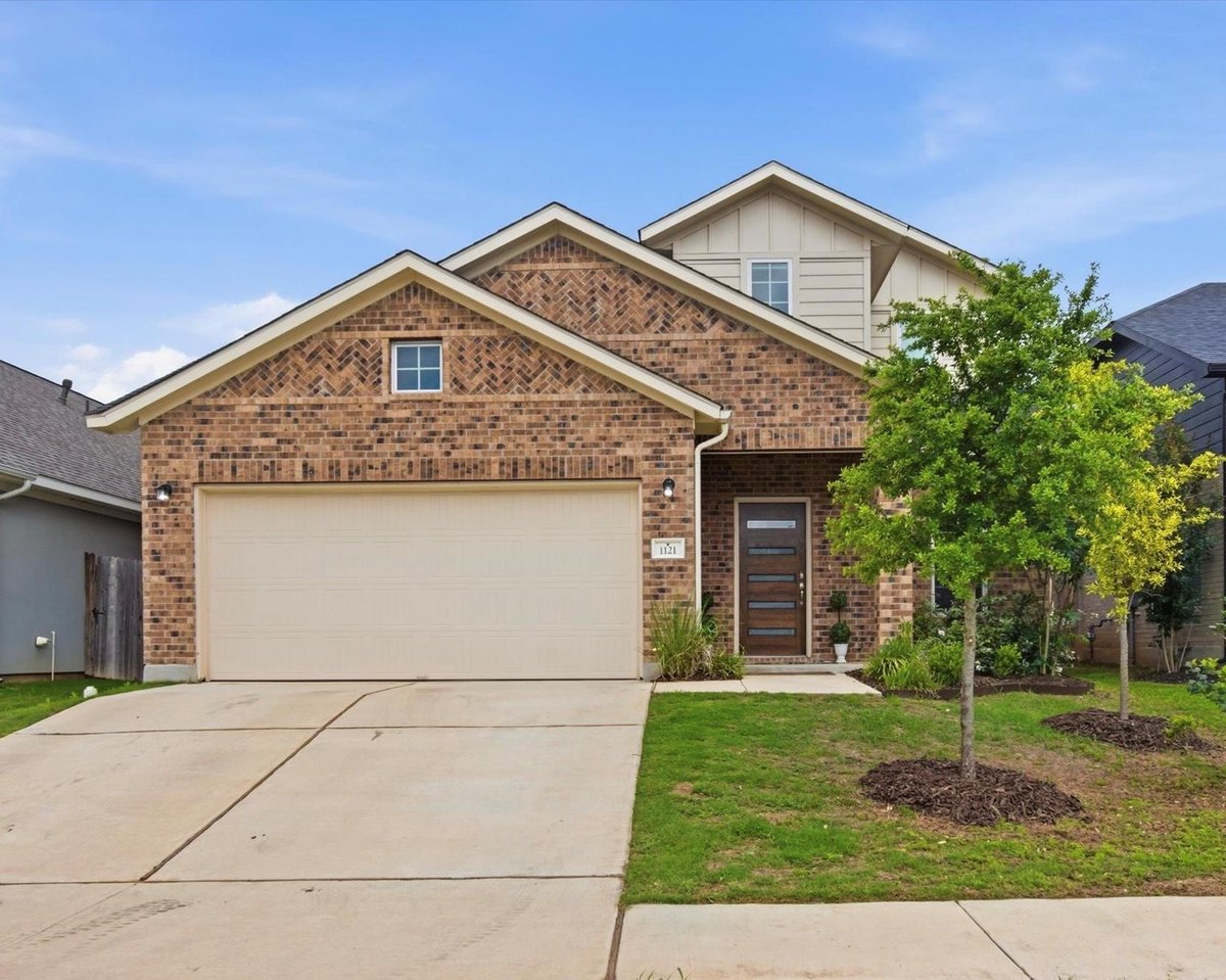View 1121 Blue Oak Blvd in Blanco Vista Tr N 1121 Blue Oak Blvd - front exterior - Luxury home in Blanco Vista Tr N, San Marcos, TX