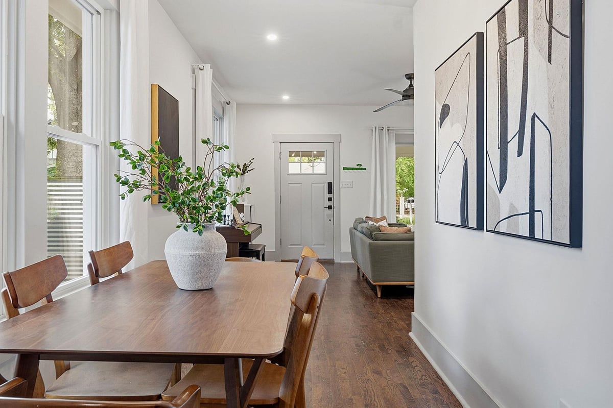 Primary bedroom at 1122 Gunter St - 2 bed 1 bath home