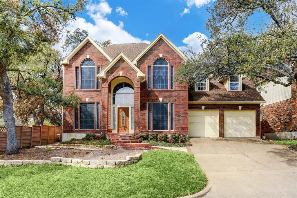 View 11222 Crossland Dr in Canyon Creek Sec 01 11222 Crossland Dr - front exterior - Luxury home in Canyon Creek Sec 01, Austin, TX
