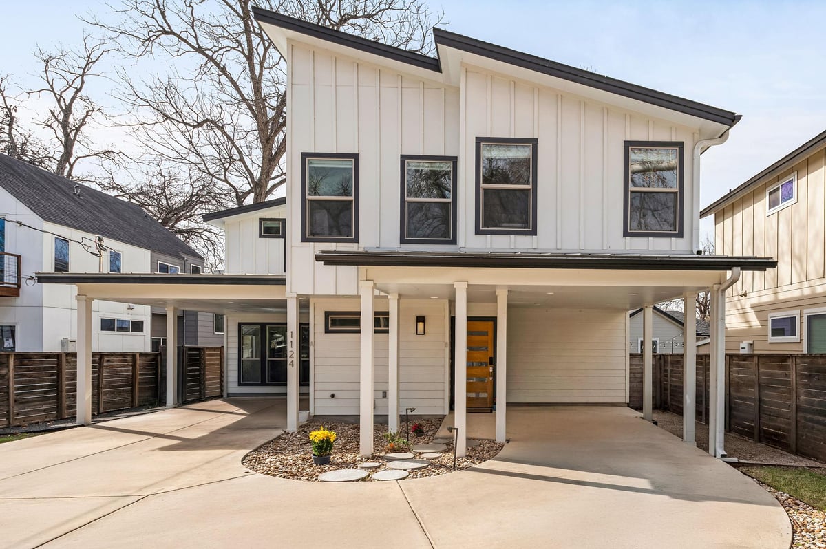 View 1124 Linden St Unit #B in 1124 Linden Street Condos 1124 Linden St Unit #B - front exterior - Luxury home in 1124 Linden Street Condos, Austin, TX