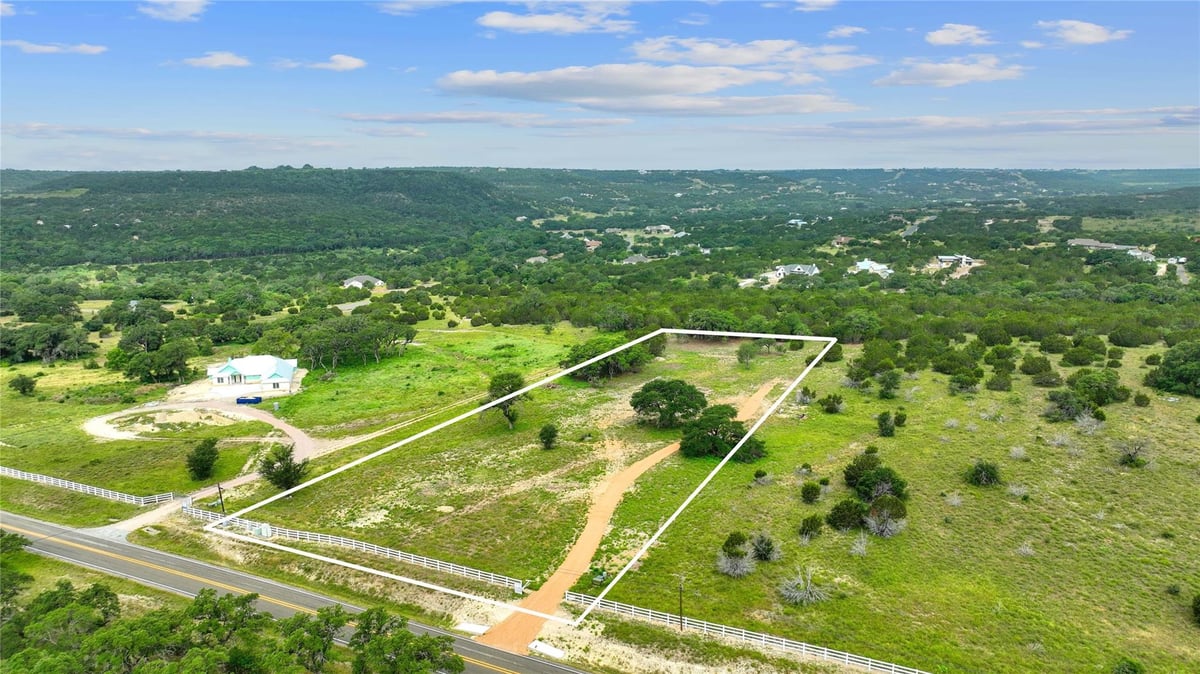 View 11288 S FM 1174 in Whitewater Springs 11288 S FM 1174 - front exterior - Luxury lot in Whitewater Springs, Bertram, TX