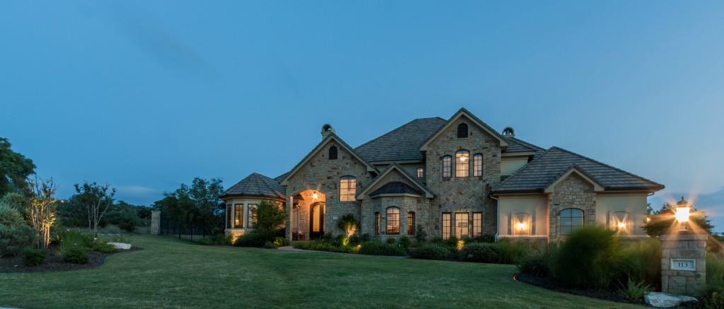 View 113 Bella Strada Cv in Bella Strada 113 Bella Strada Cv - front exterior - Luxury home in Bella Strada, Austin, TX