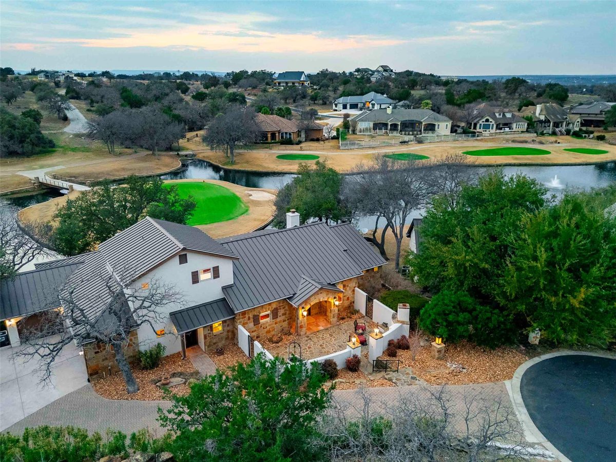 View 113 Comanche Agate in Horseshoe Bay West 113 Comanche Agate - front exterior - Luxury home in Horseshoe Bay West, Horseshoe Bay, TX