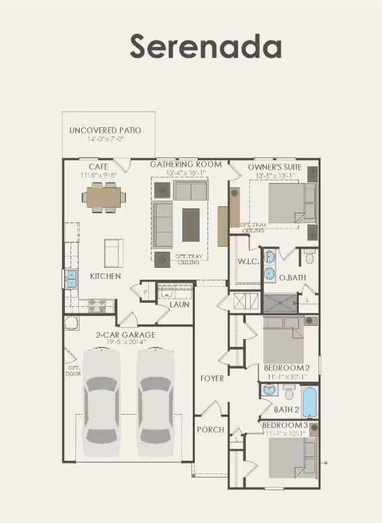 Primary bedroom at 113 Lindheimer Ln - 3 bed 2 bath home