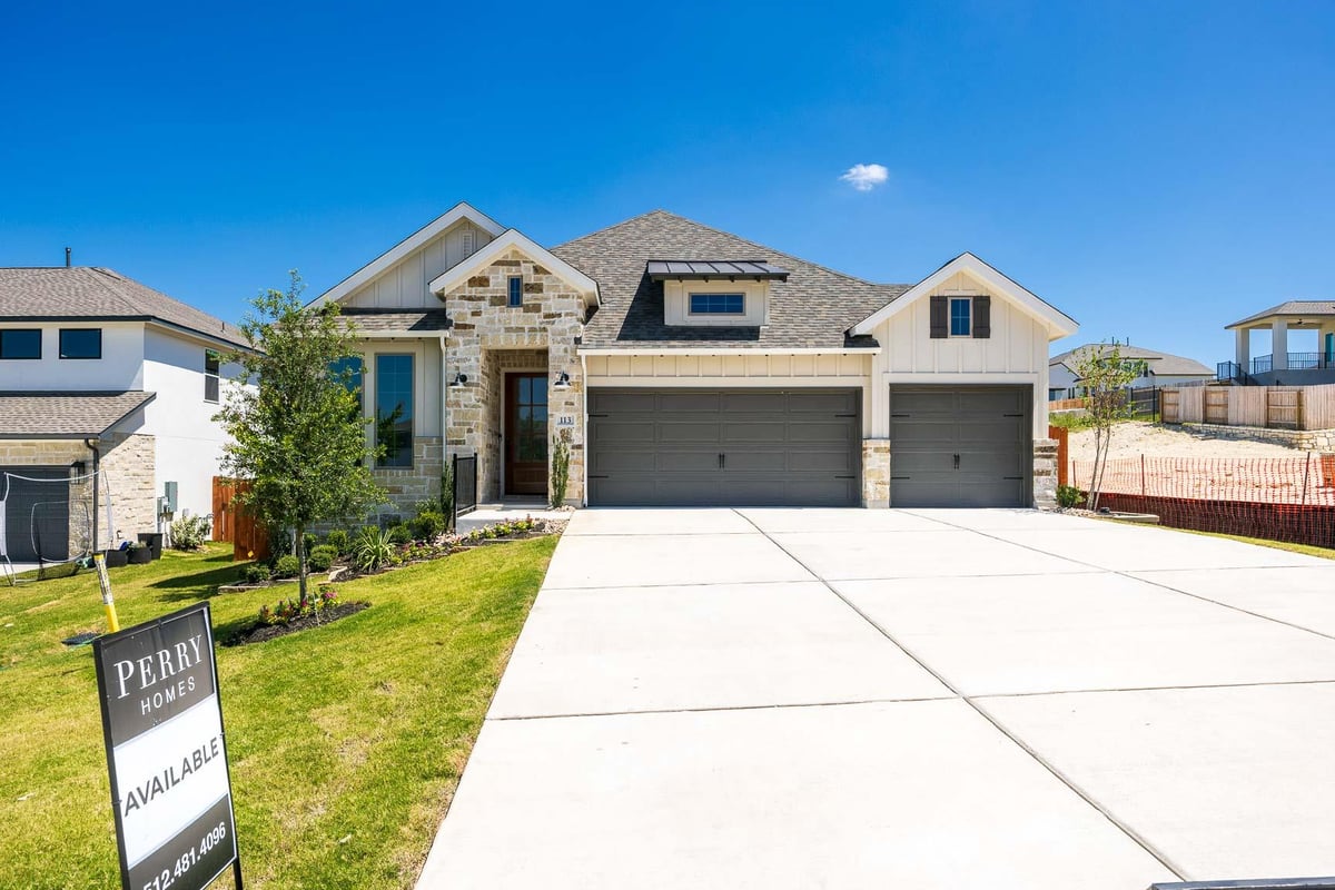 View 113 Rightfield DR in Lariat 113 Rightfield DR - property photo 1 - Luxury home in Lariat, Liberty Hill, TX