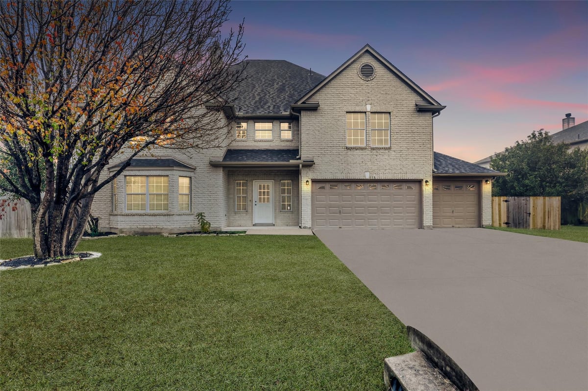 View 113 Silver Lace Ln in Morningside Meadows Sec 07 113 Silver Lace Ln - front exterior - Luxury home in Morningside Meadows Sec 07, Round Rock, TX