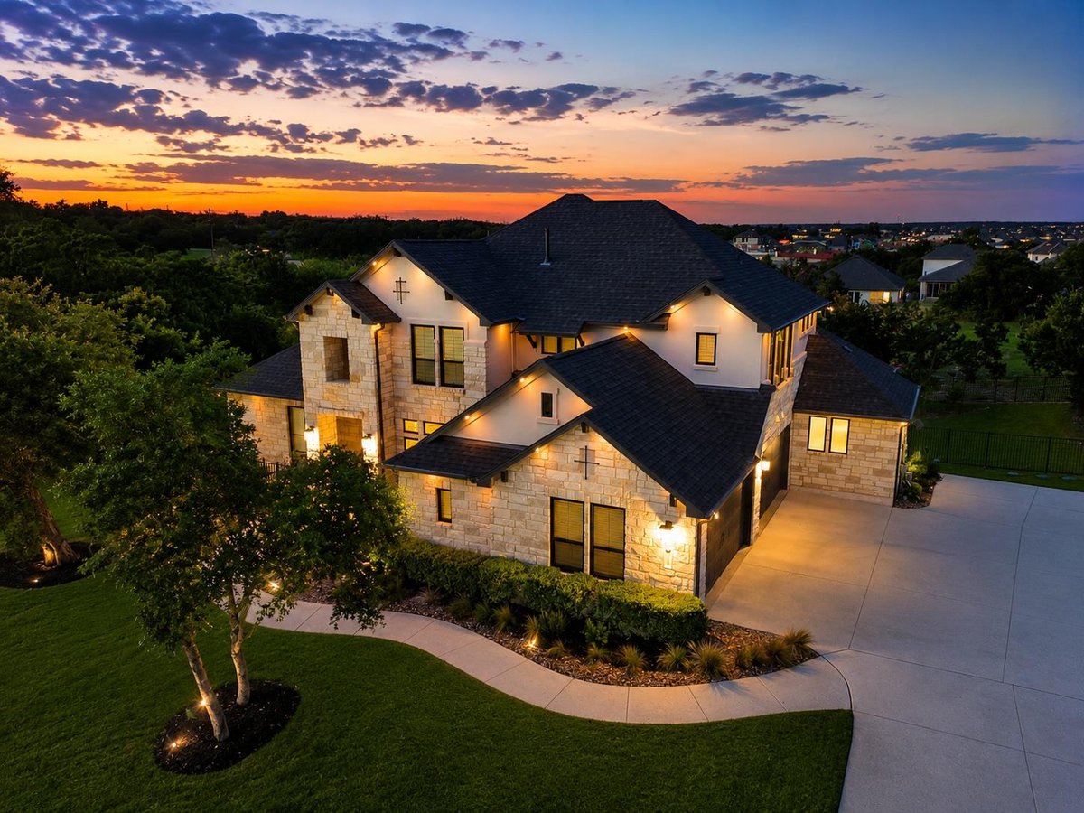 View 113 Spence LN in Northgate Ranch 113 Spence LN - front exterior - Luxury home in Northgate Ranch, Liberty Hill, TX