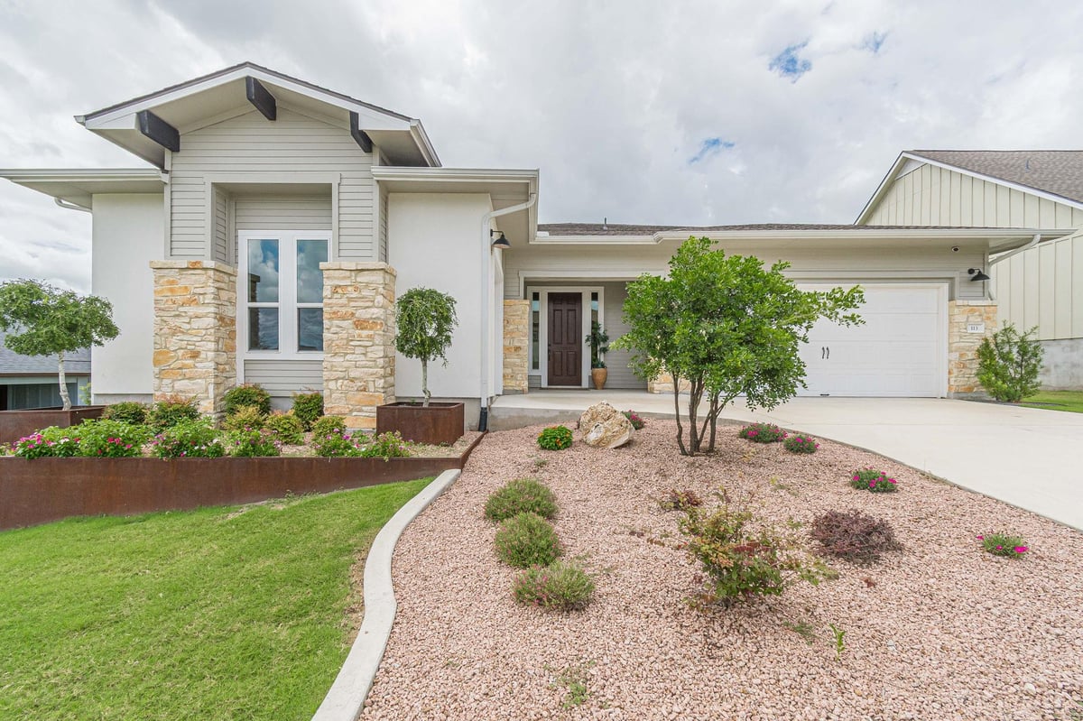 View 113 Waving Muhly DR in Kissing Tree 113 Waving Muhly DR - front exterior - Luxury home in Kissing Tree, San Marcos, TX