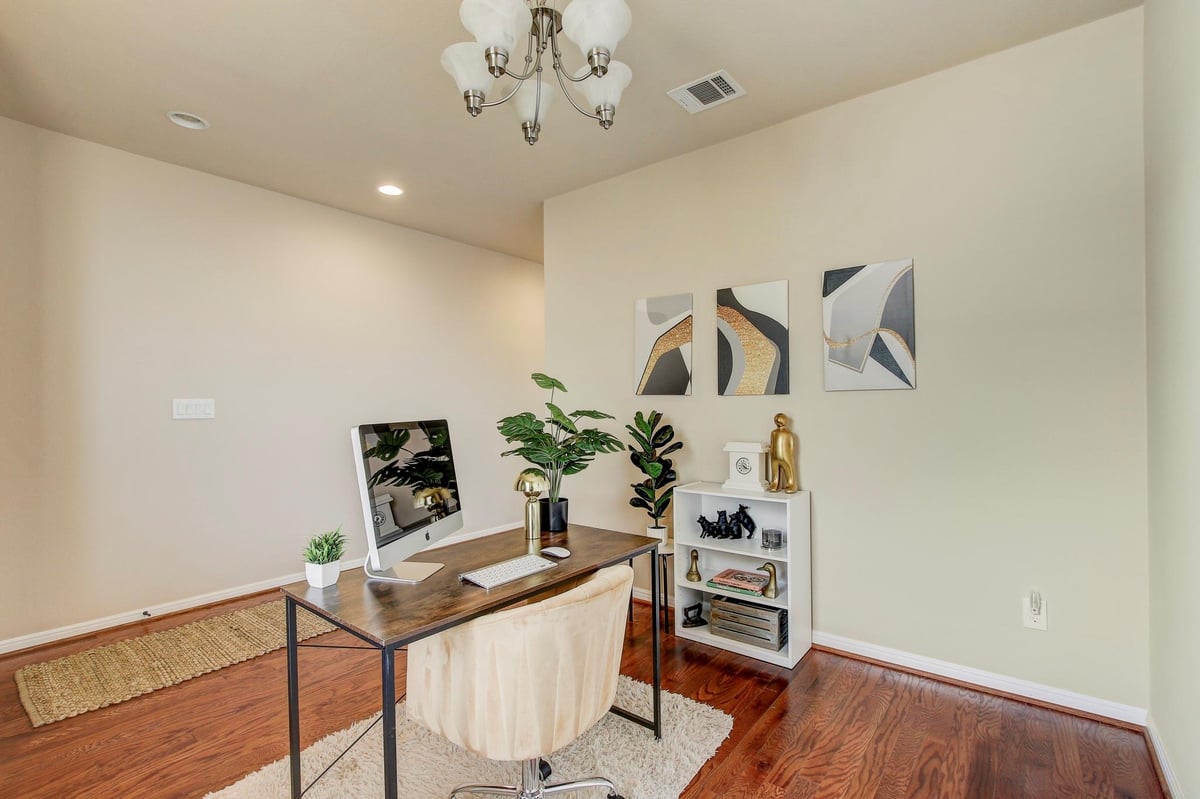 Primary bedroom at 11300 Birlandier Ct Unit #44 - 4 bed 2 bath home
