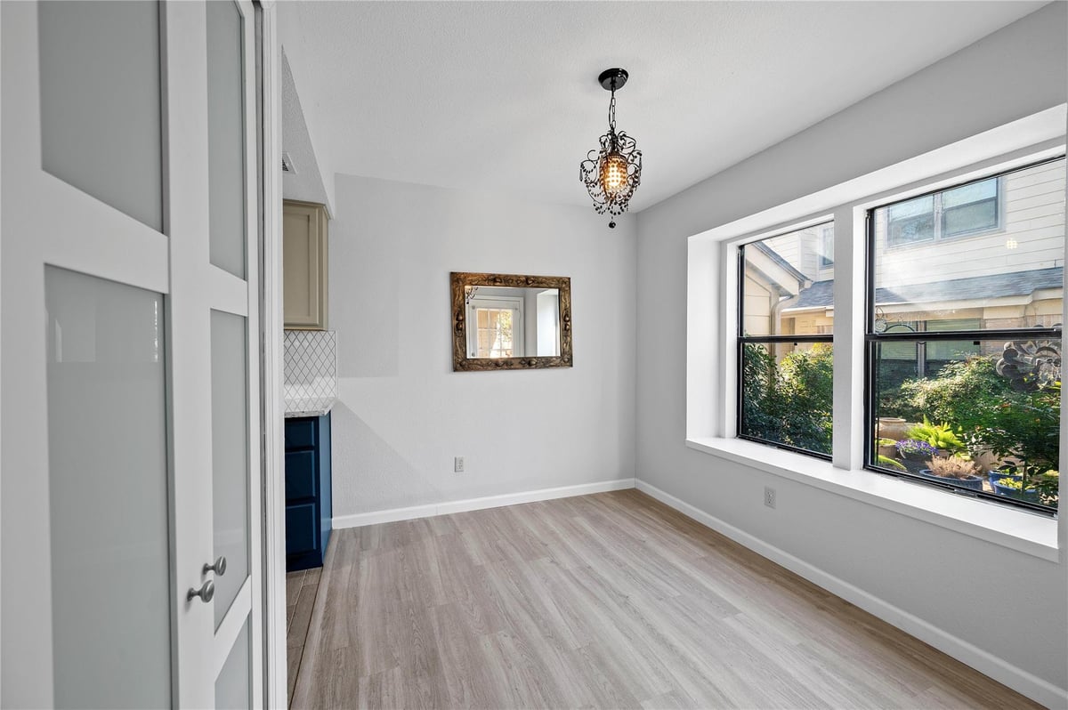 Primary bedroom at 11301 Jollyville Rd Unit #B3 - 2 bed 1 bath home