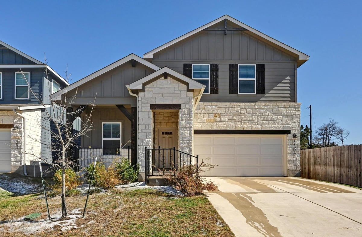 View 11303 Copper Spring Dr in COPPERSTONE CONDOMINIUMS 11303 Copper Spring Dr - front exterior - Luxury home in COPPERSTONE CONDOMINIUMS, Austin, TX