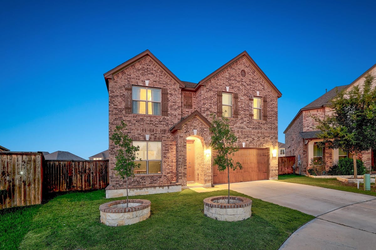 View 1132 Hemlen CV in Mason Ranch 1132 Hemlen CV - front exterior - Luxury home in Mason Ranch, Leander, TX