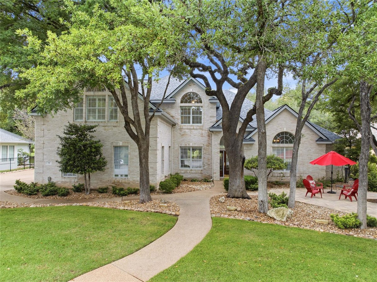 View 114 Poppy Hills Cv N in Berry Creek Sec 11 Ph 01 114 Poppy Hills Cv N - front exterior - Luxury home in Berry Creek Sec 11 Ph 01, Georgetown, TX
