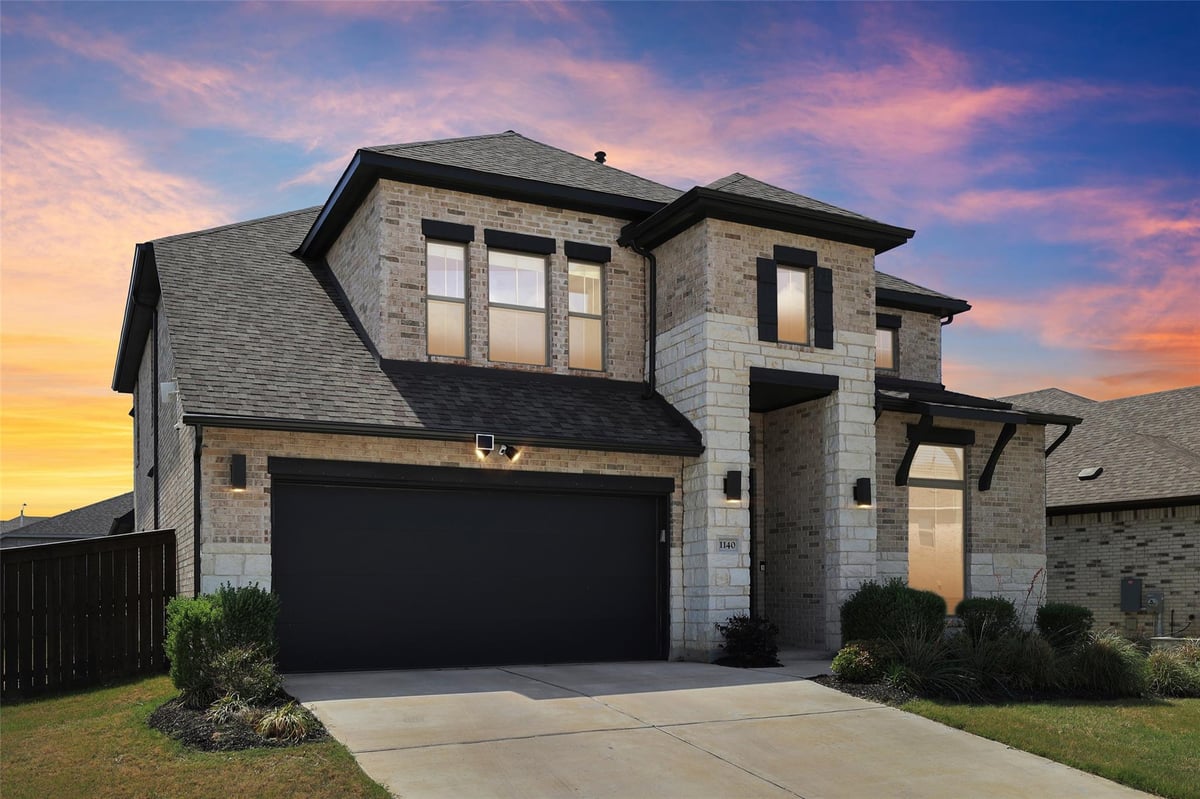 View 1140 Bryson Ridge Trl in Bryson Ph 5 Sec 1 1140 Bryson Ridge Trl - front exterior - Luxury home in Bryson Ph 5 Sec 1, Leander, TX