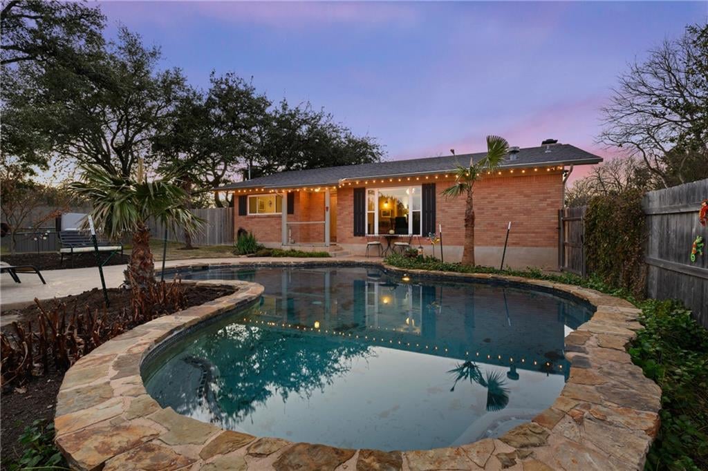 View 11400 HORNSBY St in EUBANK ACRES SEC 1 11400 HORNSBY St - front exterior - Luxury home in EUBANK ACRES SEC 1, Austin, TX