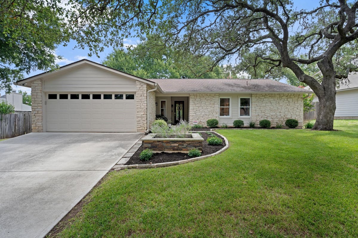 View 11403 Blackmoor Dr in Barrington Oaks Sec 07 11403 Blackmoor Dr - front exterior - Luxury home in Barrington Oaks Sec 07, Austin, TX