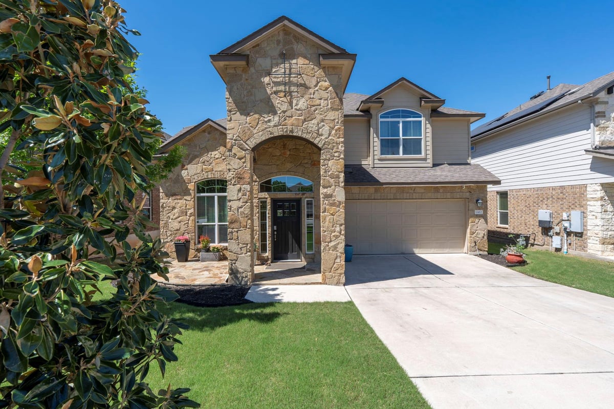 11412 Reading Way - front exterior - Luxury home in Avery Ranch Far West Ph 3 Sec, Austin, TX