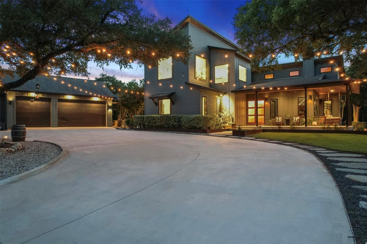 View 11420 Rim Rock Trl 11420 Rim Rock Trl - front exterior - Luxury home in Austin, TX