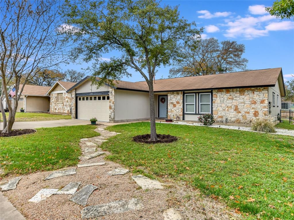 View 11428 Bristle Oak Trl in Village 16 At Anderson Mill 11428 Bristle Oak Trl - front exterior - Luxury home in Village 16 At Anderson Mill, Austin, TX
