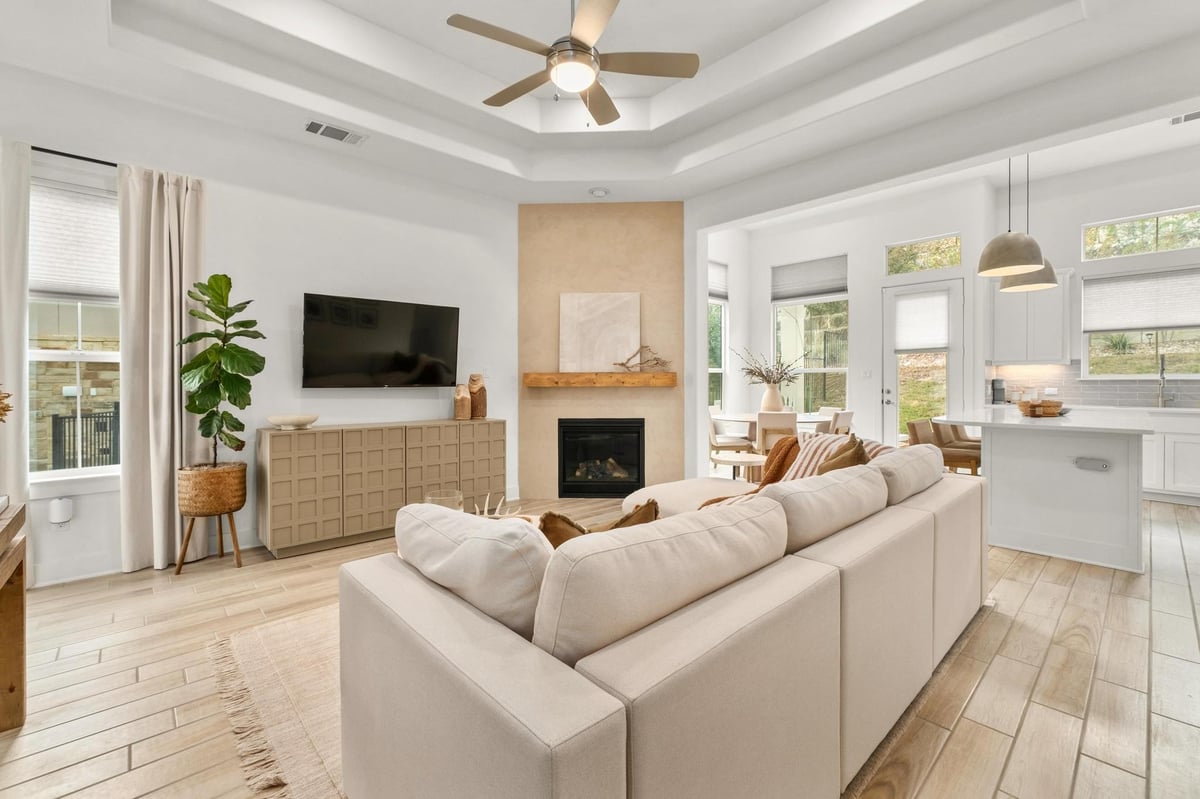 115 Beneteau Dr Unit #77 - front exterior - Luxury home in Vineyard/Rough Hollow Condo, Austin, TX