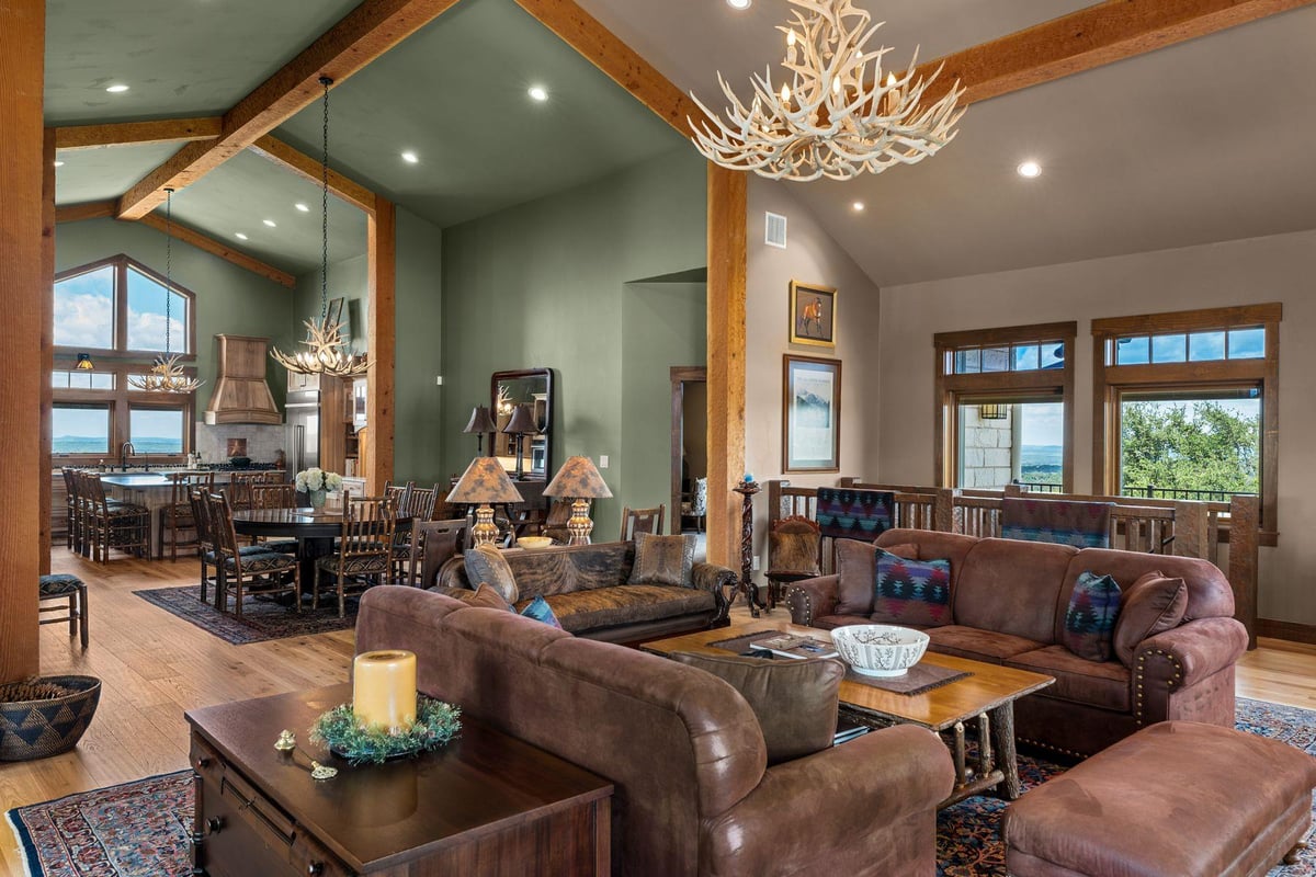 Living area at 115 Trophy Oak Pt - 5 bed 4 bath home