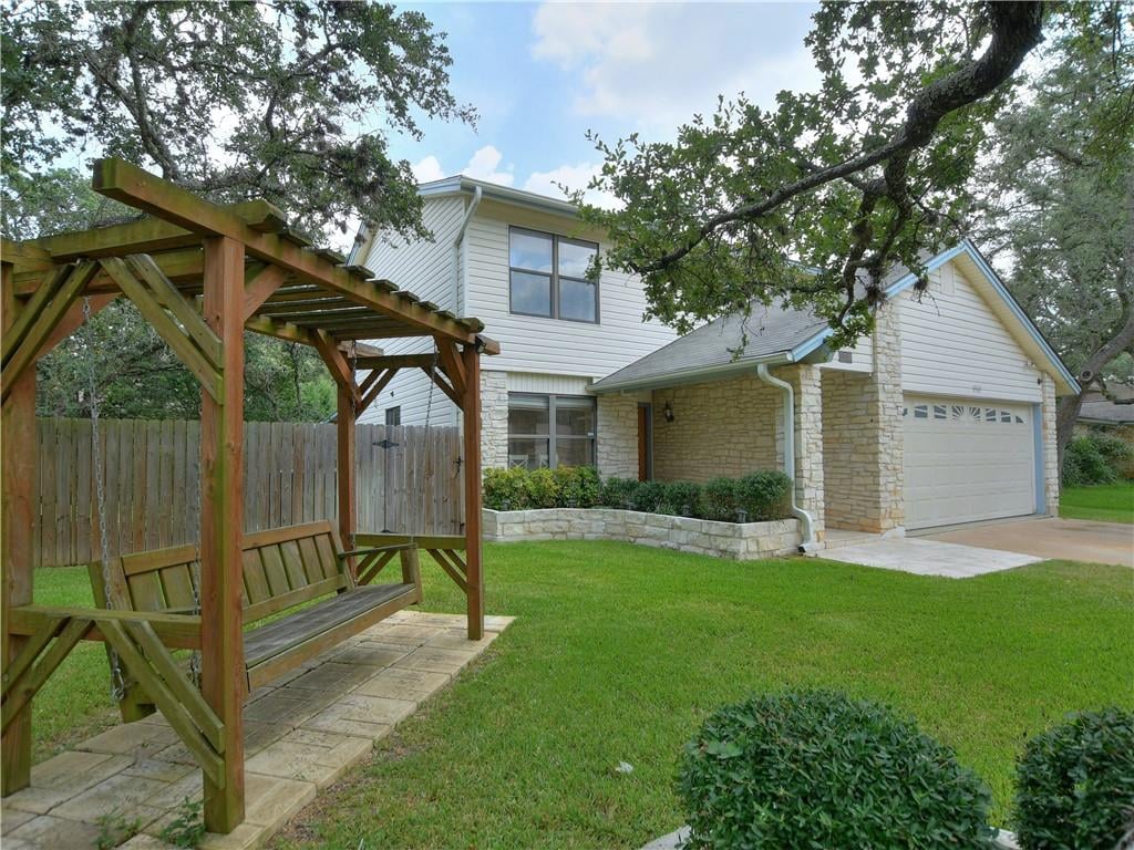View 11509 Star View Trl in Village 22 At Anderson Mill Ph 02 11509 Star View Trl - front exterior - Luxury home in Village 22 At Anderson Mill Ph 02, Austin, TX