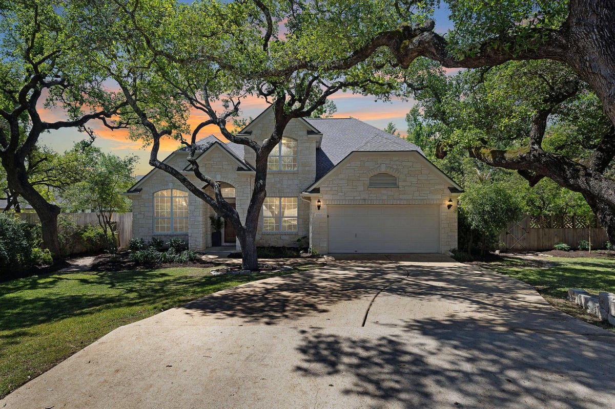 View 11510 Rockwell Pl in Estates Brentwood 11510 Rockwell Pl - front exterior - Luxury home in Estates Brentwood, Austin, TX