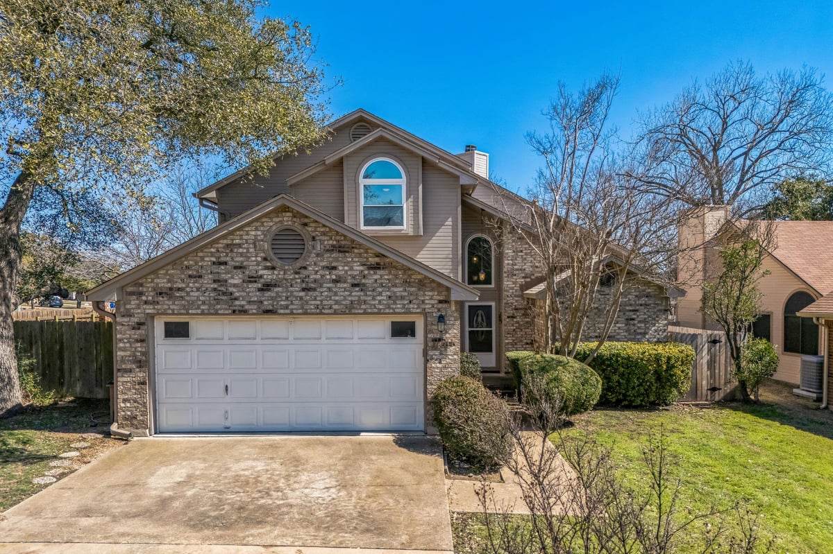 View 11511 Cherry Hearst Ct in Tanglewood Estates 11511 Cherry Hearst Ct - front exterior - Luxury home in Tanglewood Estates, Austin, TX