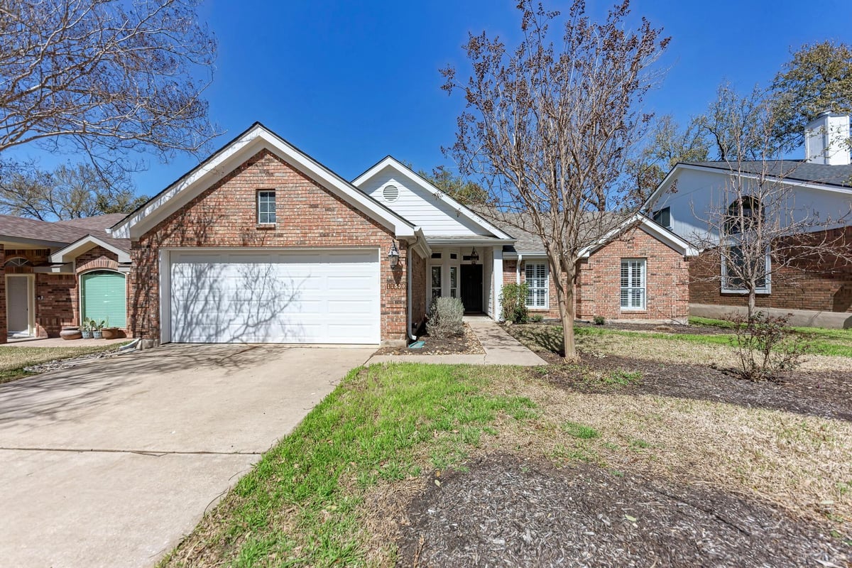 View 11539 Gun Fight Ln in Shady Hollow Sec 06 Ph D 11539 Gun Fight Ln - front exterior - Luxury home in Shady Hollow Sec 06 Ph D, Austin, TX