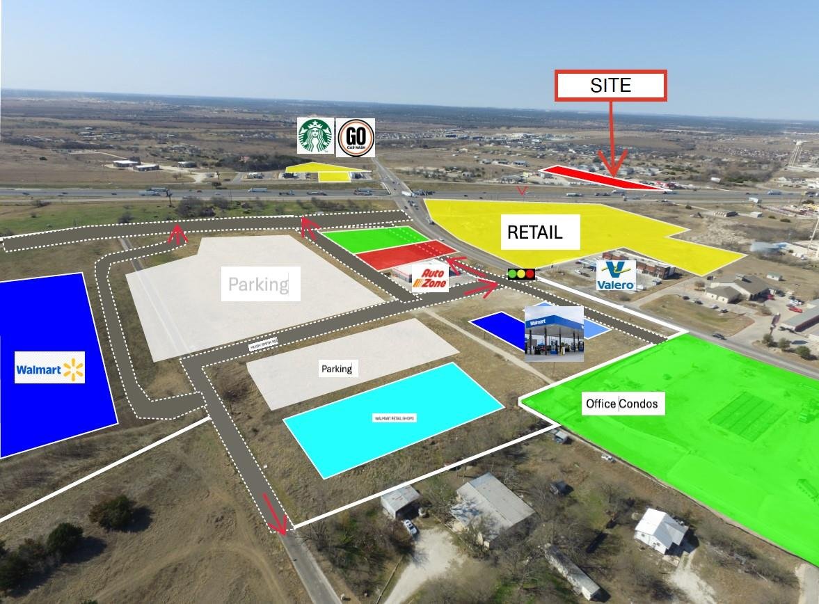 View 11589 I-35 Highway in Meadows Sub 11589 I-35 Highway - property photo 1 - Luxury lot in Meadows Sub, Jarrell, TX