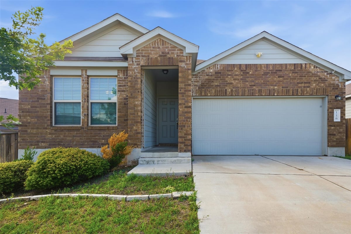 View 116 Cosmos Ln in Sonterra 116 Cosmos Ln - front exterior - Luxury home in Sonterra, Jarrell, TX