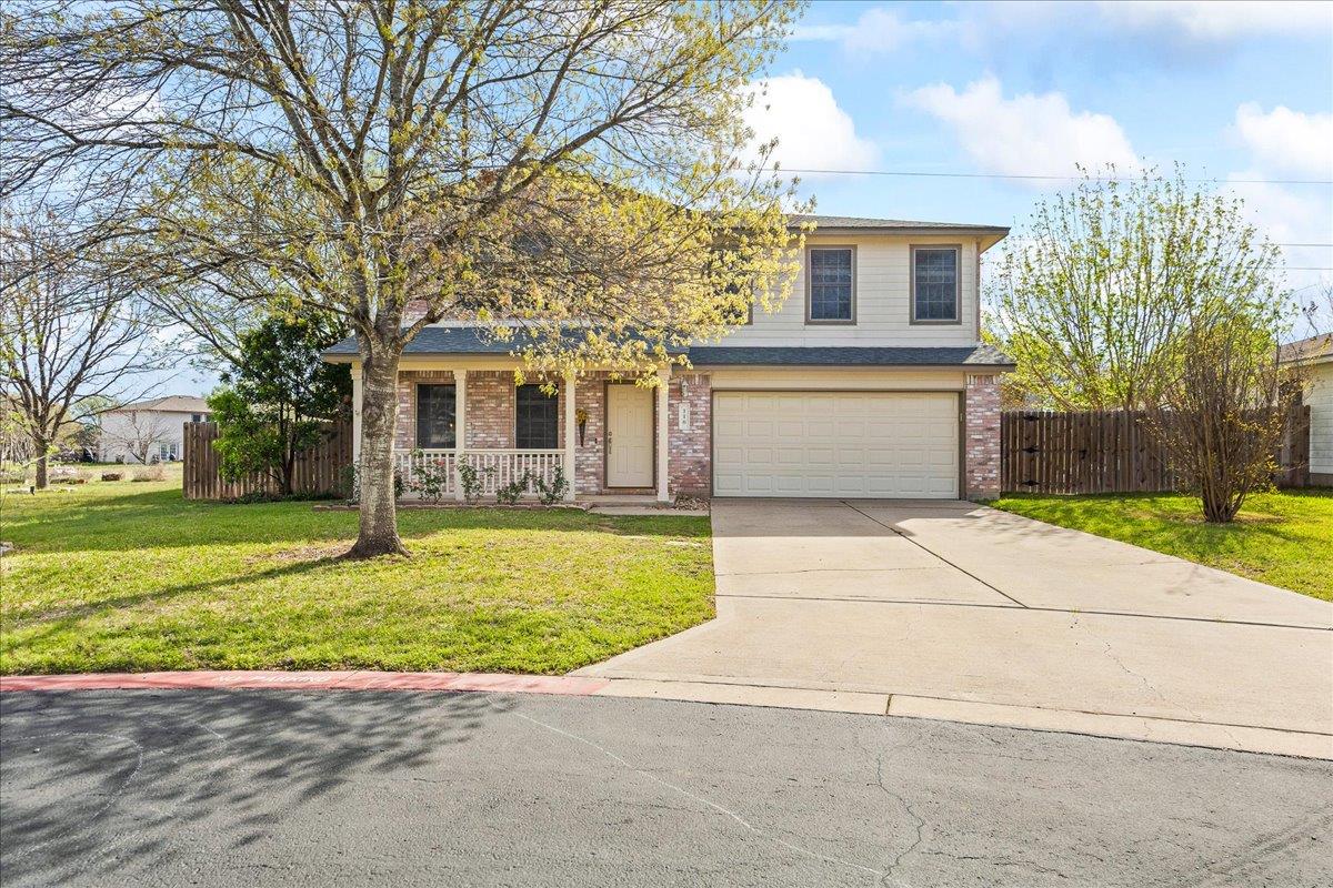 View 116 Devons Cv in Creekside Park Sec 3 116 Devons Cv - front exterior - Luxury home in Creekside Park Sec 3, Buda, TX