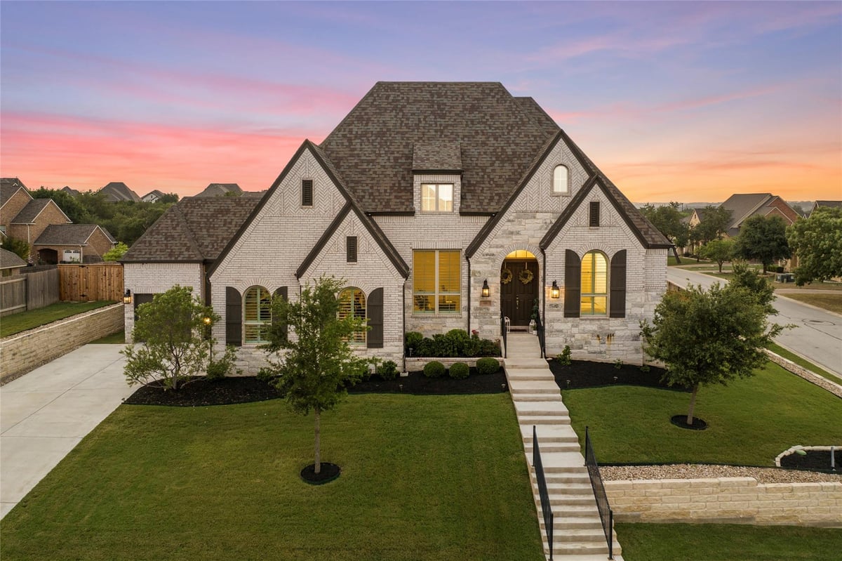 View 116 Egret LN in Highpointe Ph Ii Sec Two-B 116 Egret LN - front exterior - Luxury home in Highpointe Ph Ii Sec Two-B, Austin, TX