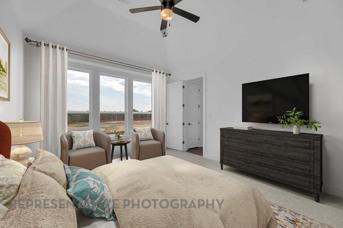 Primary bedroom at 116 Lookout Point Dr - 4 bed 4 bath home