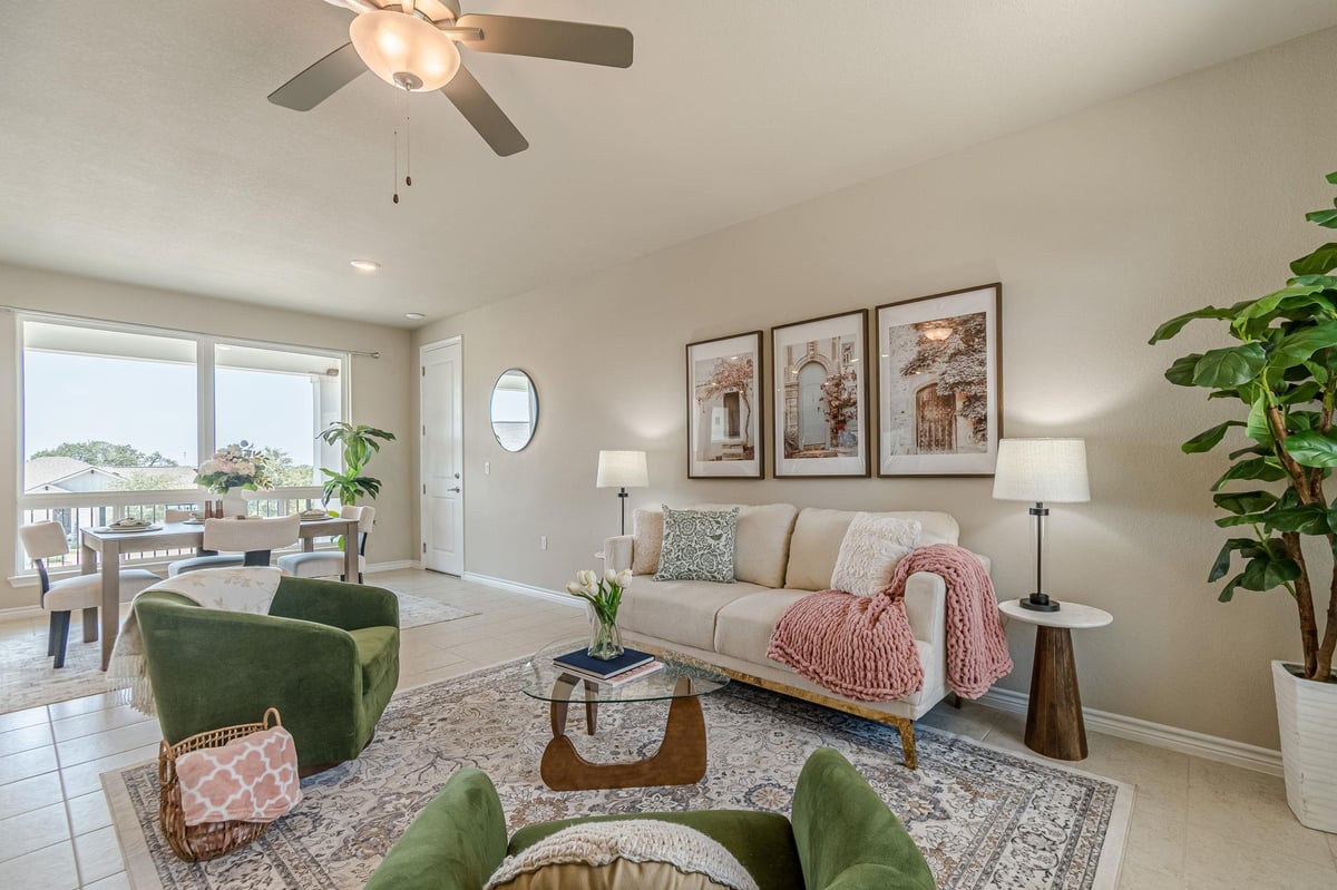 Primary bedroom at 116 Mulligan Dr Unit #103 - 3 bed 2 bath home