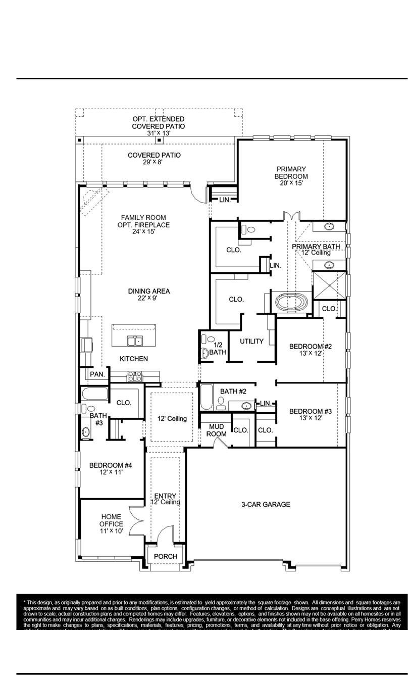 Living area at 116 Rightfield Dr - 4 bed 3 bath home