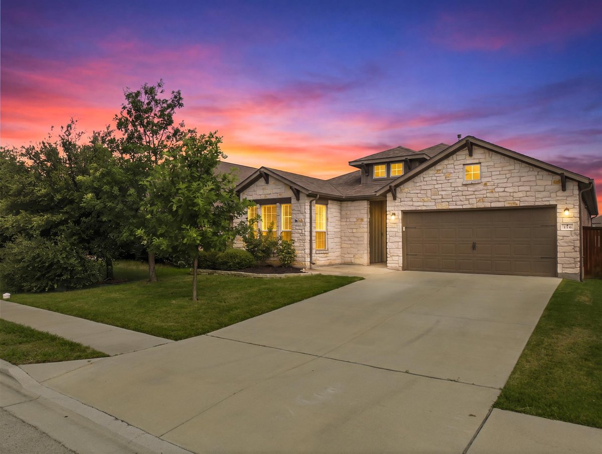 116 Salt Fork DR - front exterior - Luxury home in Santa Rita South Sec 4A, Liberty Hill, TX
