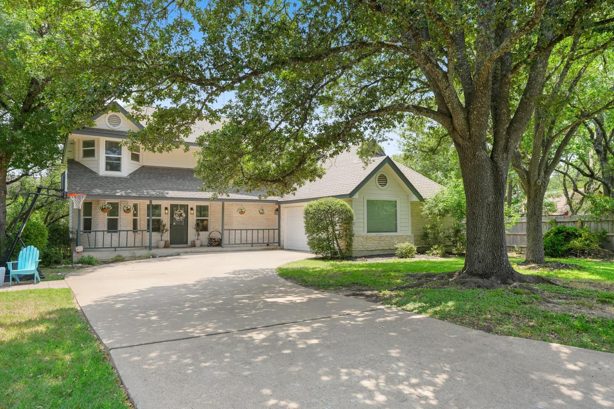 View 11603 Buttonwood DR in Woodcrest-A 11603 Buttonwood DR - front exterior - Luxury home in Woodcrest-A, Austin, TX