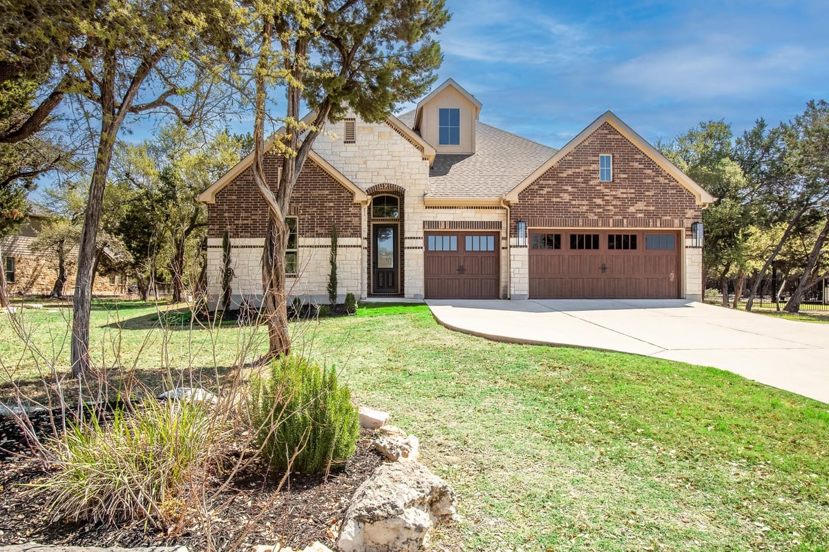 1165 Flint Rock Loop - front exterior - Luxury home in Rim Rock Ph Three Sec Three, Driftwood, TX