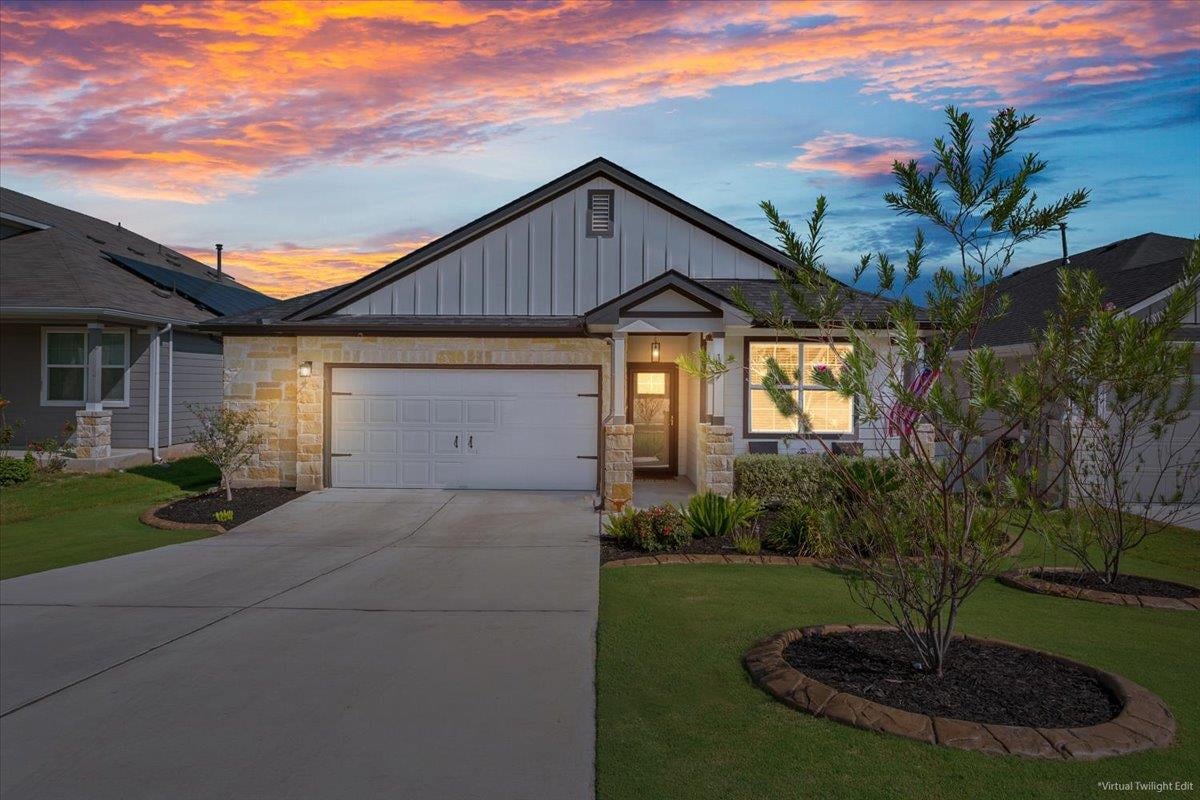 View 117 Big Sandy Creek Dr in Mustang Creek 117 Big Sandy Creek Dr - front exterior - Luxury home in Mustang Creek, Hutto, TX