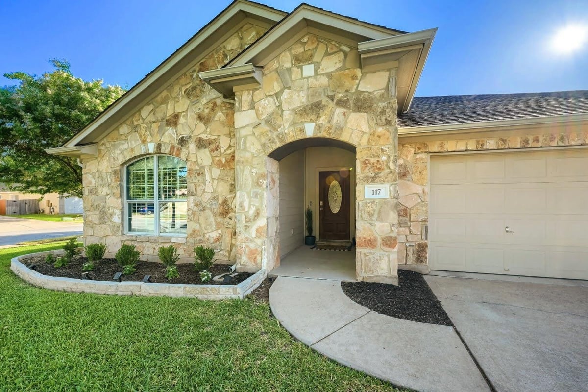 View 117 Walnut Creek DR in Forest Oaks Sec 12 117 Walnut Creek DR - front exterior - Luxury home in Forest Oaks Sec 12, Cedar Park, TX