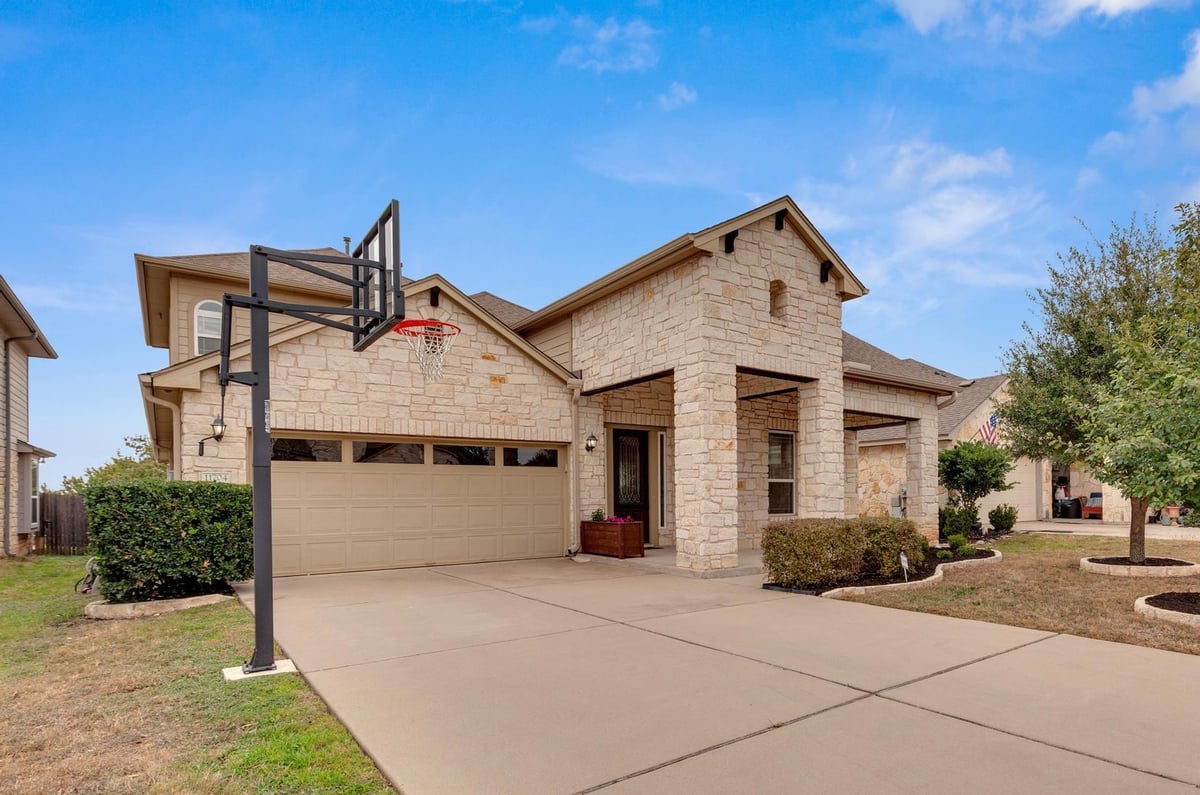View 11704 Santa Elena Ln in Avery Ranch Far West Ph 3 Sec 11704 Santa Elena Ln - front exterior - Luxury home in Avery Ranch Far West Ph 3 Sec, Austin, TX