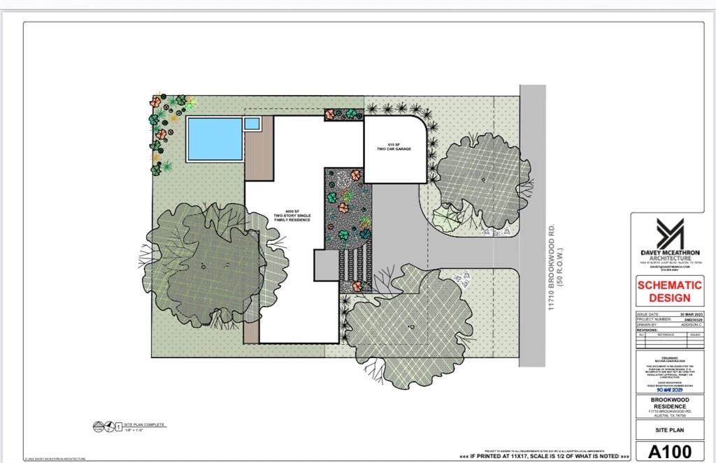 View 11710 Brookwood Rd in Balcones Village Sec 03 Ph A 11710 Brookwood Rd - front exterior - Luxury lot in Balcones Village Sec 03 Ph A, Austin, TX
